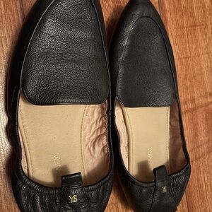 Yosi Samra Black Leather Loafers